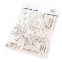 Pinkfresh Studio - Lantern Botanicals Stamp