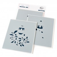 Pinkfresh Studio - Lantern Botanicals Stencil