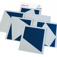 Pinkfresh Studio - Overlapping Geometrics Stencil Pinkfresh Studio - Overlapping Geometrics Stencil