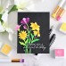 Pinkfresh Studio - Wildflower Elegance Stencil