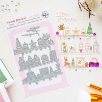 Pinkfresh Studio - Holiday Treasures Press Plate