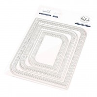 Pinkfresh Studio - Rounded And Braided Rectangle Die