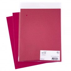 Pinkfresh Studio - Glitter Cardstock - Magenta (8.5 X 11 Inch)