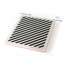 Pinkfresh Studio - Pop Out: Diagonal Stripes Cling Stamp Set
