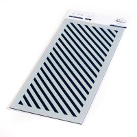 Pinkfresh Studio - Slim: Diagonal Stripes Stencil