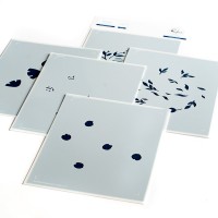 Pinkfresh Studio - Floral Print Circle layered stencil set 