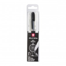 Sakura Gelly Roll - Mixed Gel Pen Set - Clear/Black/White