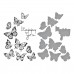 Spellbinders - Butterfly Swirl Press Plate and Die Set
