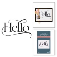 Spellbinders - Hello Press Plate Spellbinders - Hello Press Plate