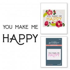 Spellbinders - You Make Me Happy Press Plate