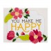 Spellbinders - You Make Me Happy Press Plate Spellbinders - You Make Me Happy Press Plate
