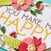 Spellbinders - You Make Me Happy Press Plate Spellbinders - You Make Me Happy Press Plate