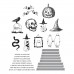 Spellbinders - Halloween Icons Press Plate and Die Set