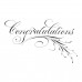Spellbinders - Copperplate Congratulations Press Plate
