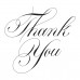 Spellbinders - Copperplate Thank You Press Plate