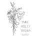 Spellbinders - A Friend Like You Bouquet Press Plate