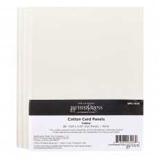 Spellbinders - Pebble BetterPress A2 Cotton Card Panels - 25 Pack
