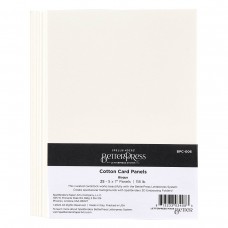 Spellbinders - Bisque BetterPress A7 Cotton Card Panels - 25 Pack