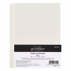 Spellbinders - Pebble BetterPress A7 Cotton Card Panels - 25 Pack
