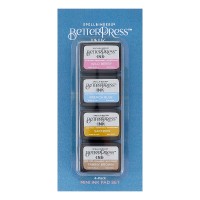 Spellbinders - Nature Tones BetterPress Ink Mini Set - 4 Pack