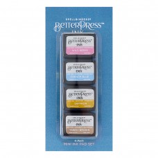 Spellbinders - Nature Tones BetterPress Ink Mini Set - 4 Pack