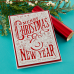 Spellbinders - Merry Christmas and Happy New Year Press Plate