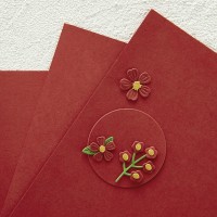 Spellbinders - Pomegranate Color Essential Cardstock 8.5 x 11” - 10 Pack