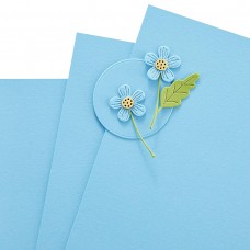 Spellbinders - Island Blue Color Essentials Cardstock 8.5 x 11” - 10 Pack