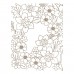 Spellbinders - Flower Pattern Glimmer Hot Foil Plate 