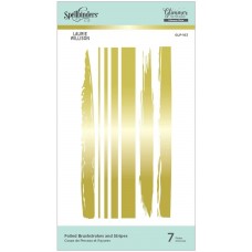 Spellbinders - Foiled Brushstrokes and Stripes Glimmer Hot Foil Plates