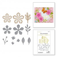 Spellbinders - Glimmer Edge Flowers Glimmer Hot Foil Plate and Die Set