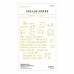 Spellbinders - Celebrate You Glimmer Sentiments Glimmer Hot Foil Plate