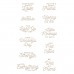 Spellbinders - Sealed Glimmer Sentiments Glimmer Hot Foil Plate