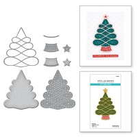 Spellbinders - Stitched Christmas Tree Etched Dies Spellbinders - Stitched Christmas Tree Etched Dies
