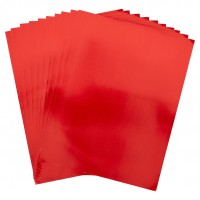 Spellbinders - Mirror Red Cardstock