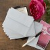 Spellbinders - A2 Brushed Silver Envelopes - 10 Pack