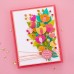 Spellbinders - Floral Reflection Sentiments Clear Stamp Set
