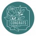Spellbinders - Framed Congrats Wax Seal Stamp