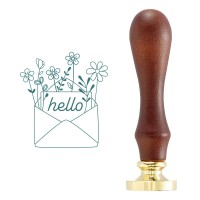 Spellbinders - Sending a Hello Wax Seal Stamp