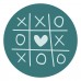 Spellbinders - Heart Tic Tac Toe Wax Seal Stamp