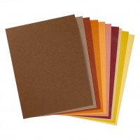 Spellbinders - Fall Assortment 8.5 x 11 Inch ColorWheel Cardstock (10 Sheets) 