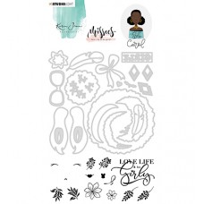 Studio Light - Missees by Karin Joan - Clear Stamp and Die Cut Carol (additional set)