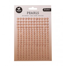 Studio Light - Adhesive Pearls - Rose Gold Pearls