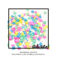 Studio Katia - Rainbow Hearts Polymer Clay