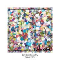 Studio Katia - Satin Rainbow Confetti