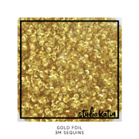 Studio Katia - 3 mm Sequins - Gold Foil