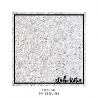 Studio Katia - 3 mm Sequins - Crystal Clear