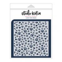 Studio Katia - Love For Paws Stencil