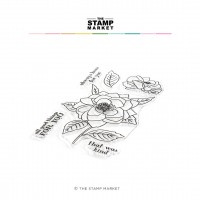 The Stamp Market - Heirloom Rose (stamp, die and stencil bundle)