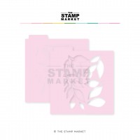 The Stamp Market - Leafy Love Stencil 